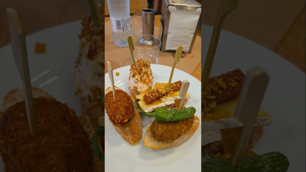 pinchos are my favorite #vlog #travel #blog #vlogger #food #foodie #foodshorts #traveling #Spain #me