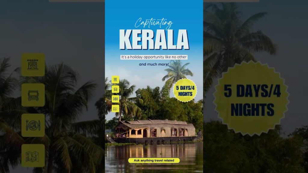 Kerala tour package 4 nights 5 days Affordable price #honeymoontravel