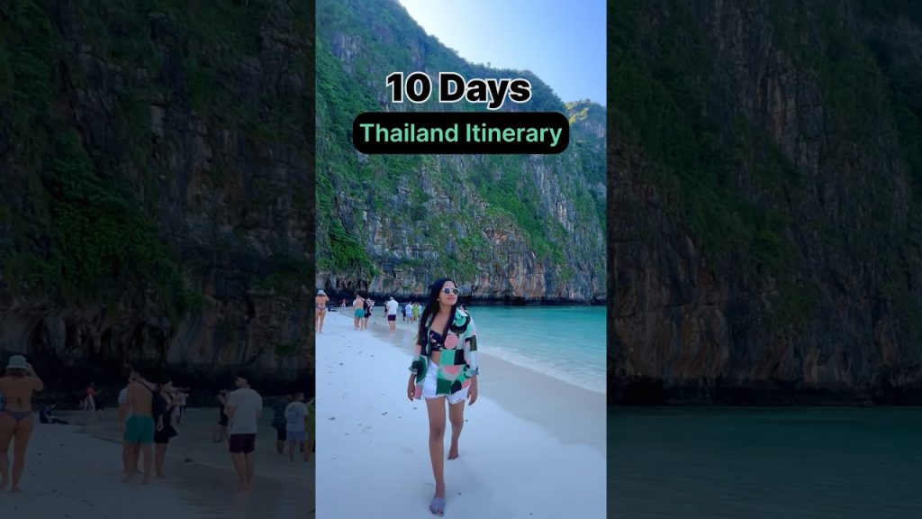 10 days thailand itinerary😍❤️✈️ | shwetha salian | wanderbees #shorts #thailand