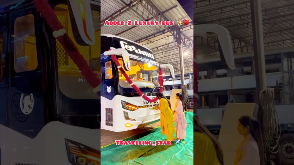 Congratulation Vishwanath Travels ✨&hearts;️ ll Added two Business Class Luxury Bus #Luxurybus #Travels #4k